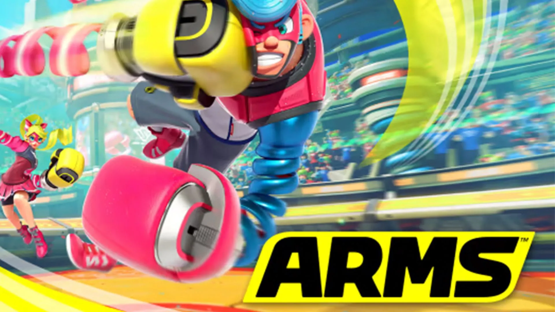 Ảnh bìa game đối kháng ARMS dành cho Nintendo Switch, một trong những game sẽ có Free Update trên Switch 2