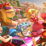 Ảnh chụp màn hình các tay đua trong game Mario Kart 8 Deluxe, minh họa thành công hậu phát hành của tựa game này.
