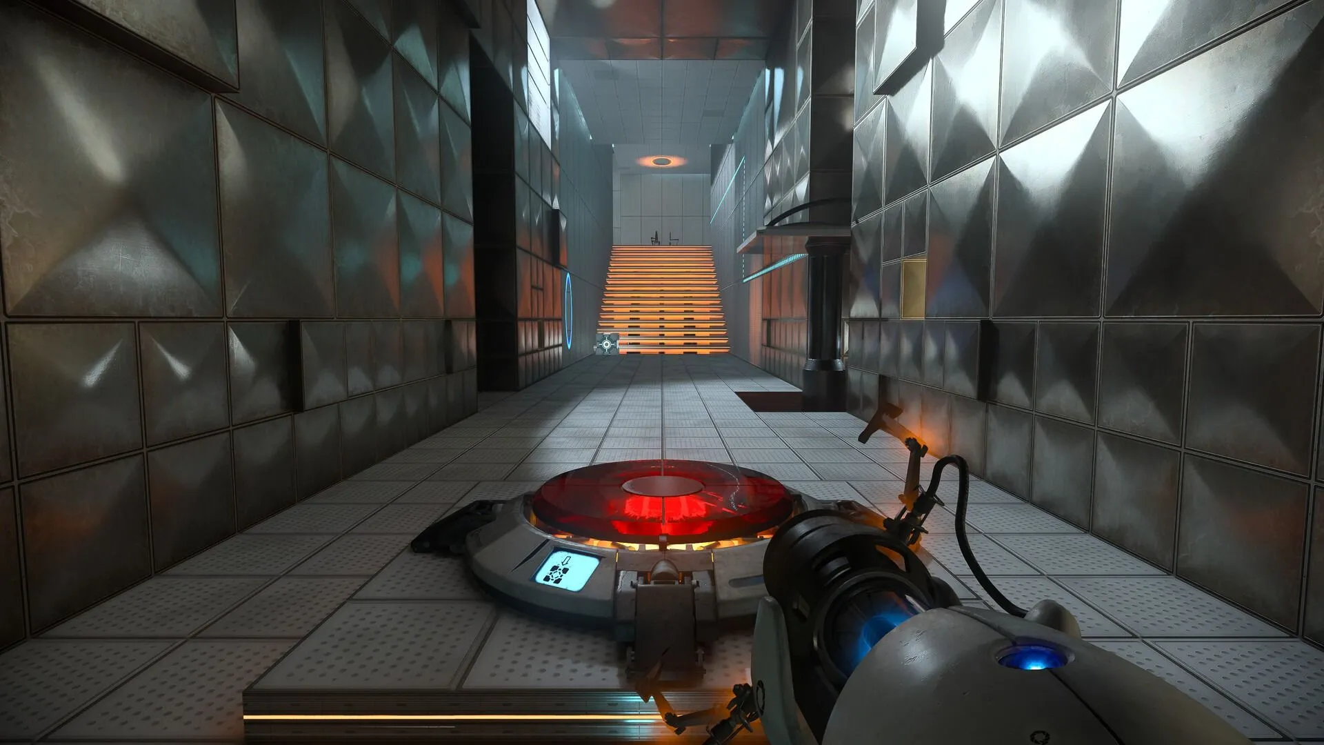 Ảnh chụp màn hình game Portal với hiệu ứng Ray Tracing được bật