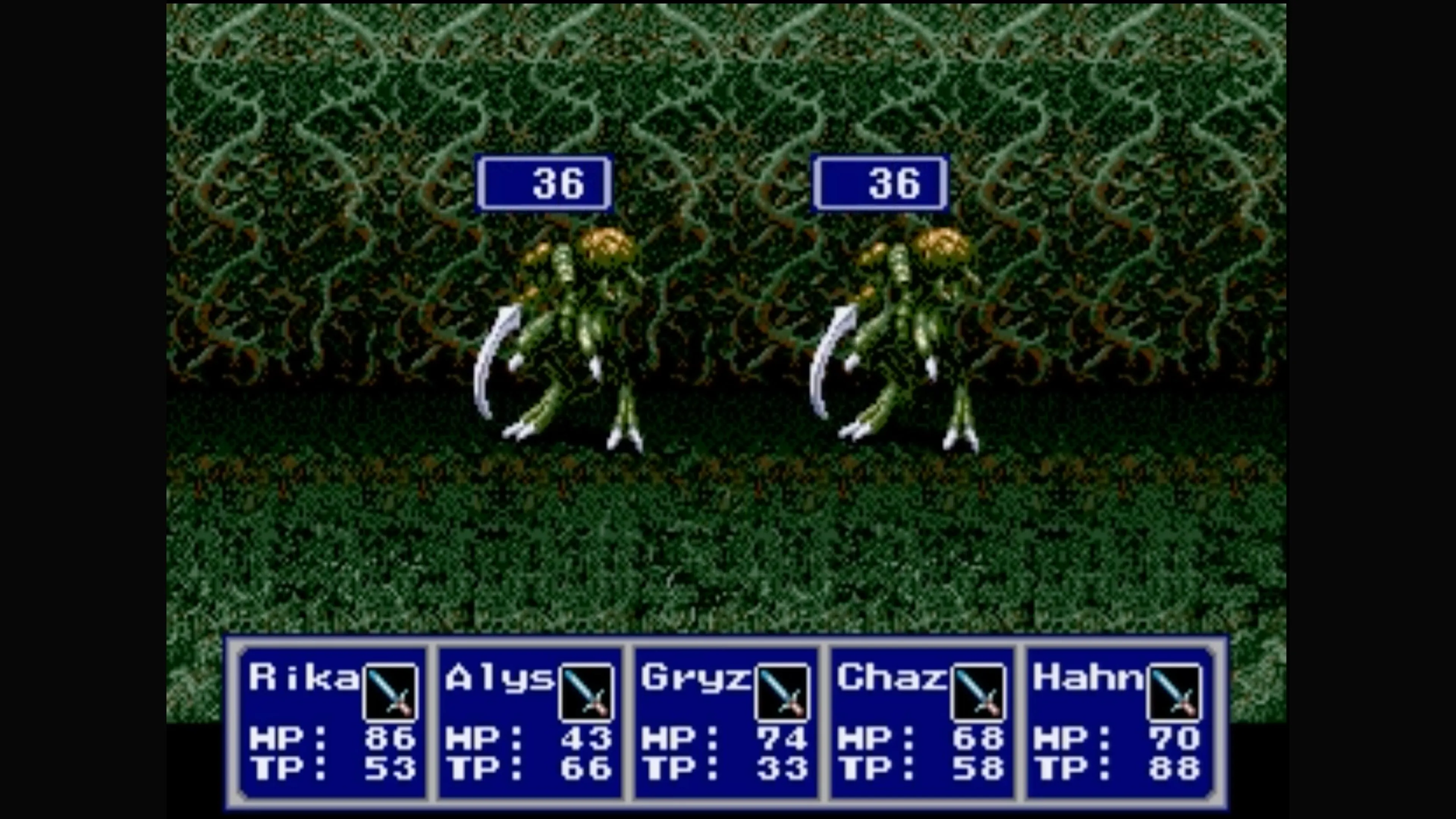 Bản đồ thế giới rộng lớn trong Phantasy Star IV trên Sega Genesis