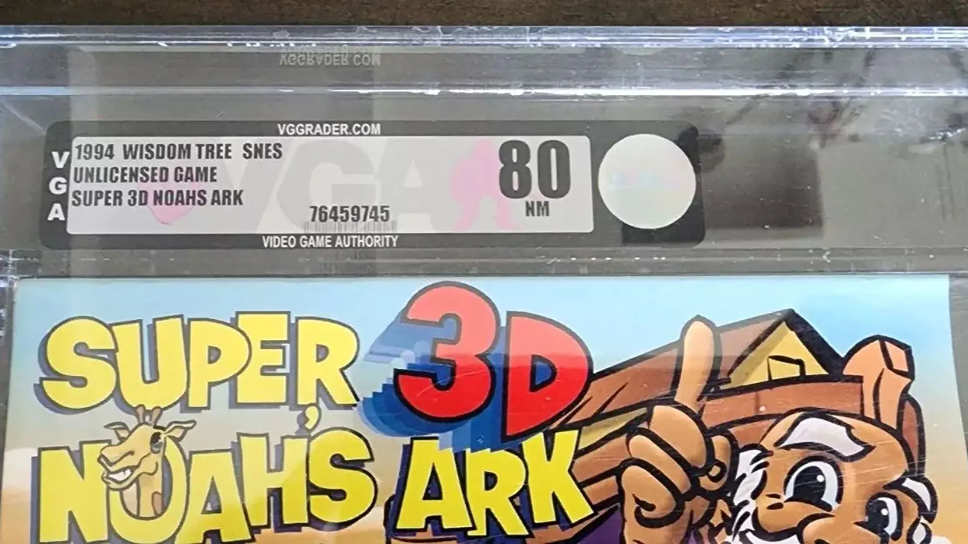 Băng game Super Noah's Ark 3D trong hộp sưu tầm