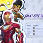 Bảng xếp hạng sự kiện Giant-Size Brain Blast trong Marvel Rivals hiển thị các danh hiệu độc quyền