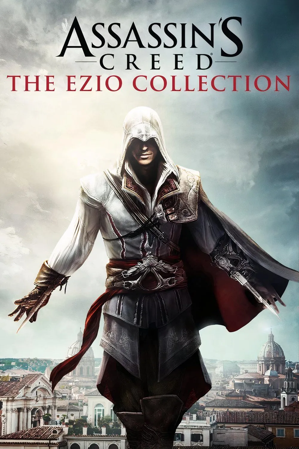 Bìa game Assassin's Creed The Ezio Collection, tập hợp ba tựa game kinh điển về Ezio Auditore