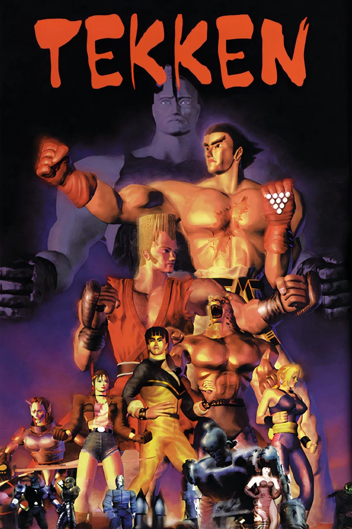 Bìa game đối kháng Tekken phiên bản Long Box cho PS1, một tựa game sưu tầm cực kỳ đắt đỏ.