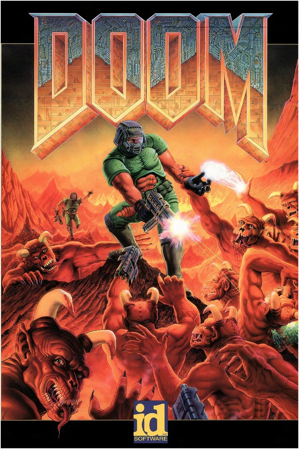 Bìa game Doom phiên bản Long Box hiếm cho PS1, biểu tượng của sự quý hiếm trong giới sưu tầm game cổ điển.