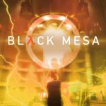 Bìa nghệ thuật của Black Mesa, phiên bản làm lại của tựa game Half-Life kinh điển trên nền tảng PC.