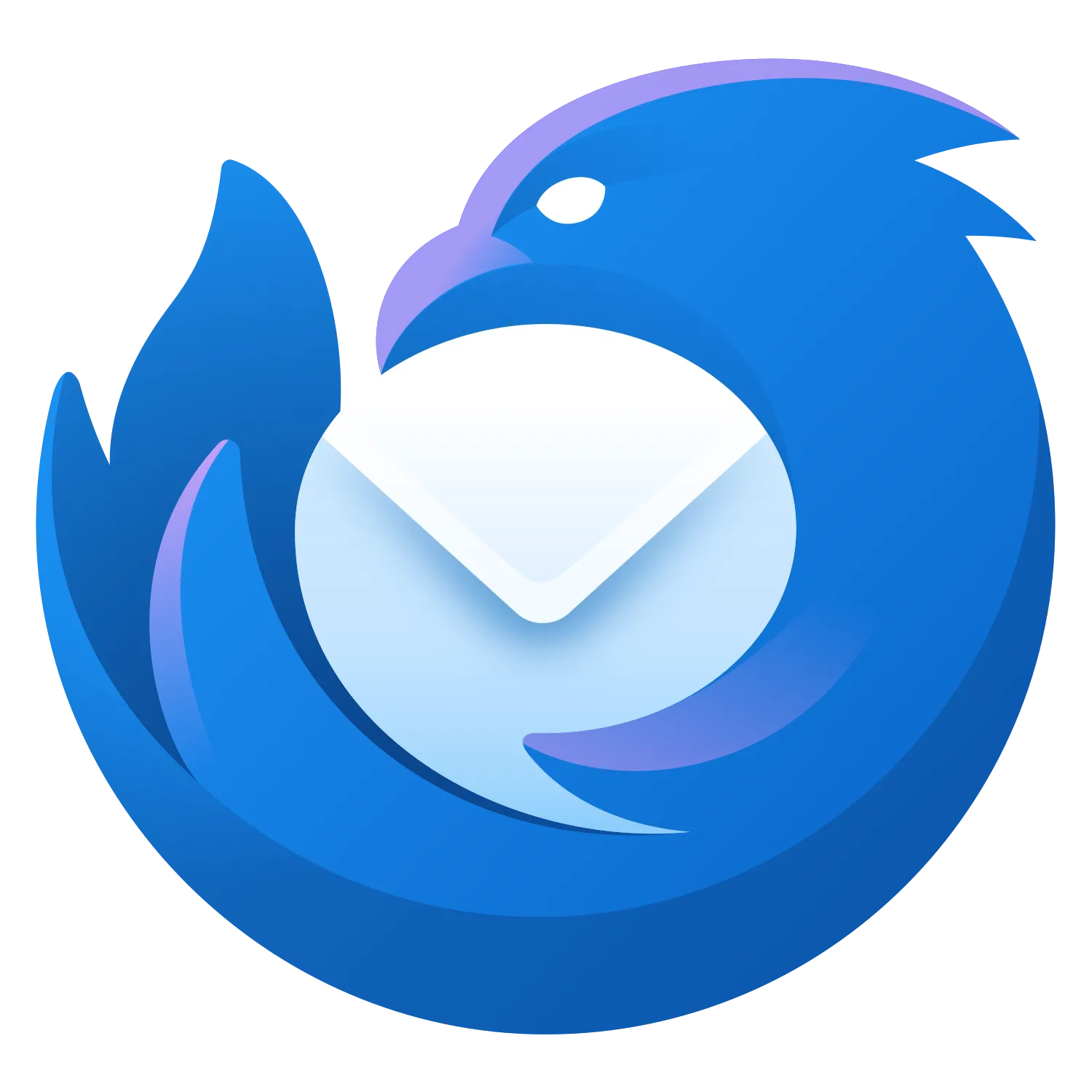 Biểu tượng mới của Mozilla Thunderbird, thể hiện sự đổi mới và hiện đại.