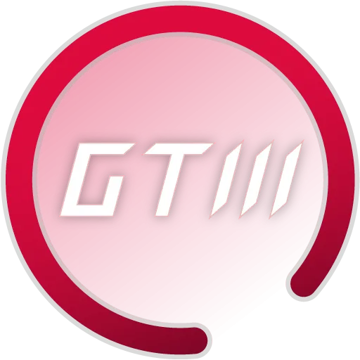 Biểu tượng ứng dụng Asus GPUTweak III với chữ &quot;GPU&quot; và số &quot;III&quot; cách điệu trên nền tối.
