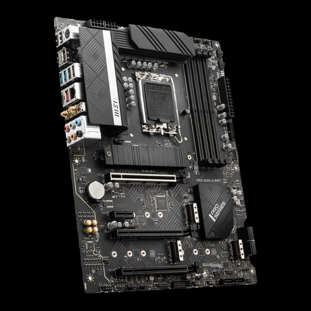 Bo mạch chủ MSI PRO Z690-A WiFi hỗ trợ các chuẩn Wi-Fi tiên tiến như Wi-Fi 6E