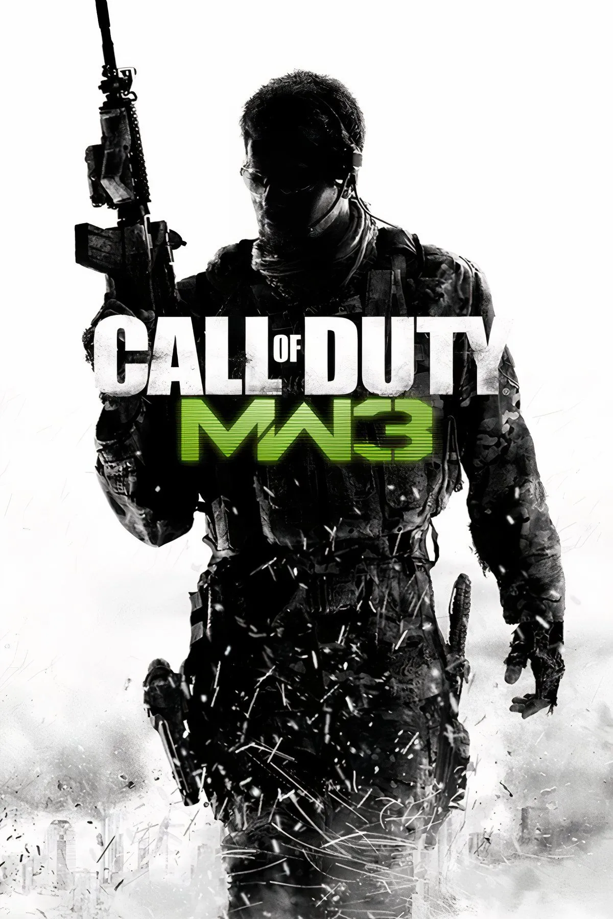 Các cảnh hành động và giao diện của game Call of Duty Modern Warfare 3 2011, thể hiện trải nghiệm chơi game split-screen căng thẳng.