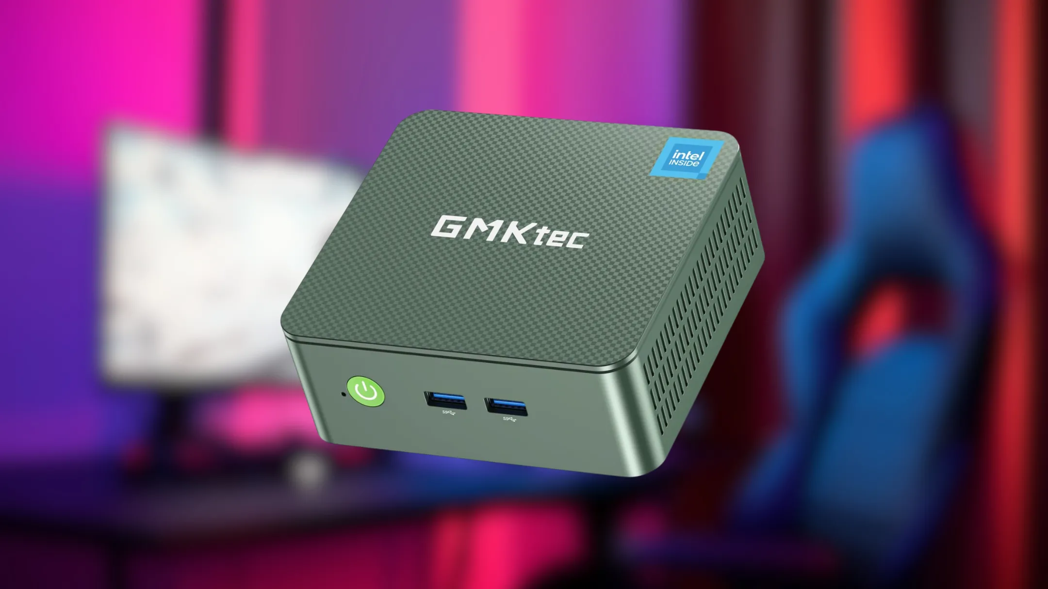 Các cổng kết nối và mặt sau của GMKtec Mini PC