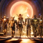 Các siêu anh hùng Marvel cùng nhau trong game Midnight Suns, thể hiện sự đa dạng đội hình và sức mạnh tổng hợp.