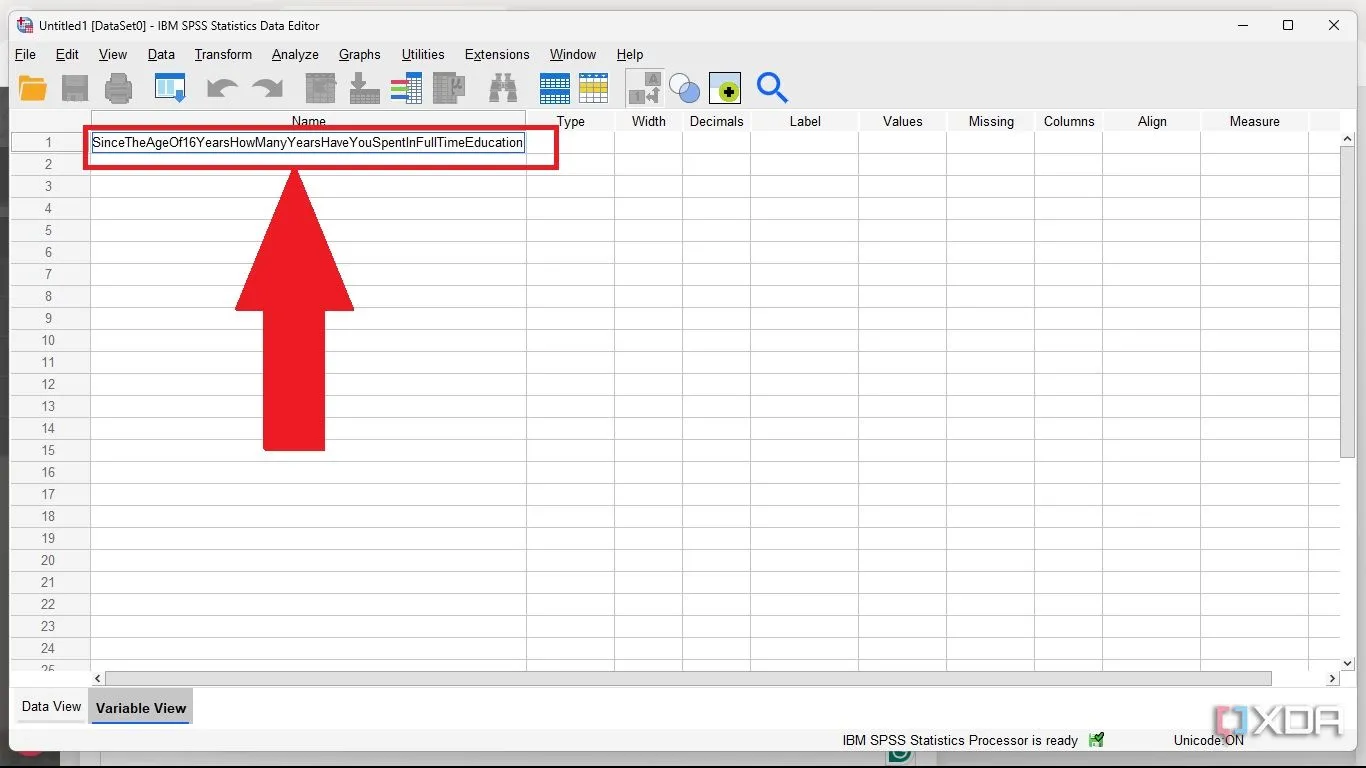 Cách đặt tên biến SPSS theo định dạng PascalCase