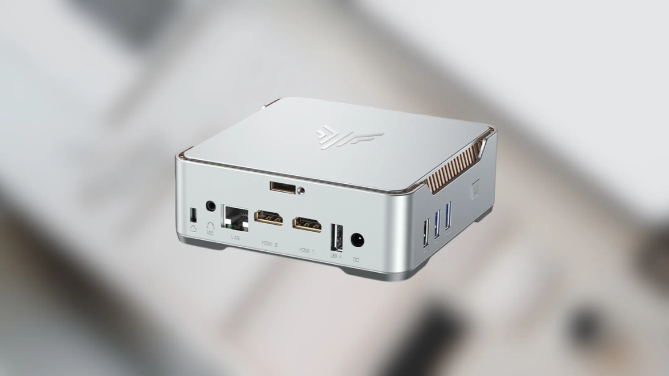 Cận cảnh các cổng kết nối đa dạng trên Kamrui GK3Plus Mini PC