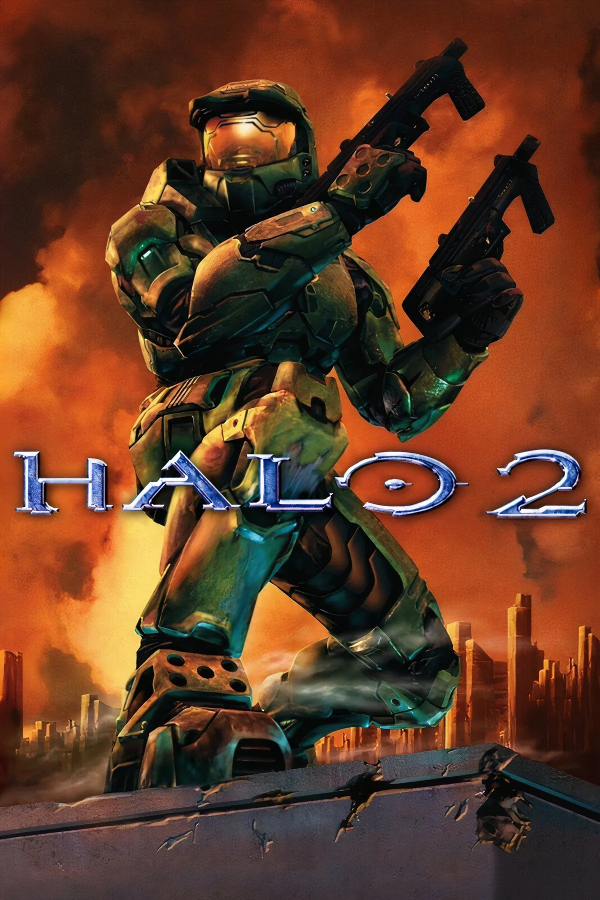 Cảnh chiến đấu multiplayer kịch tính trong Halo 2, game bắn súng đỉnh cao của Xbox
