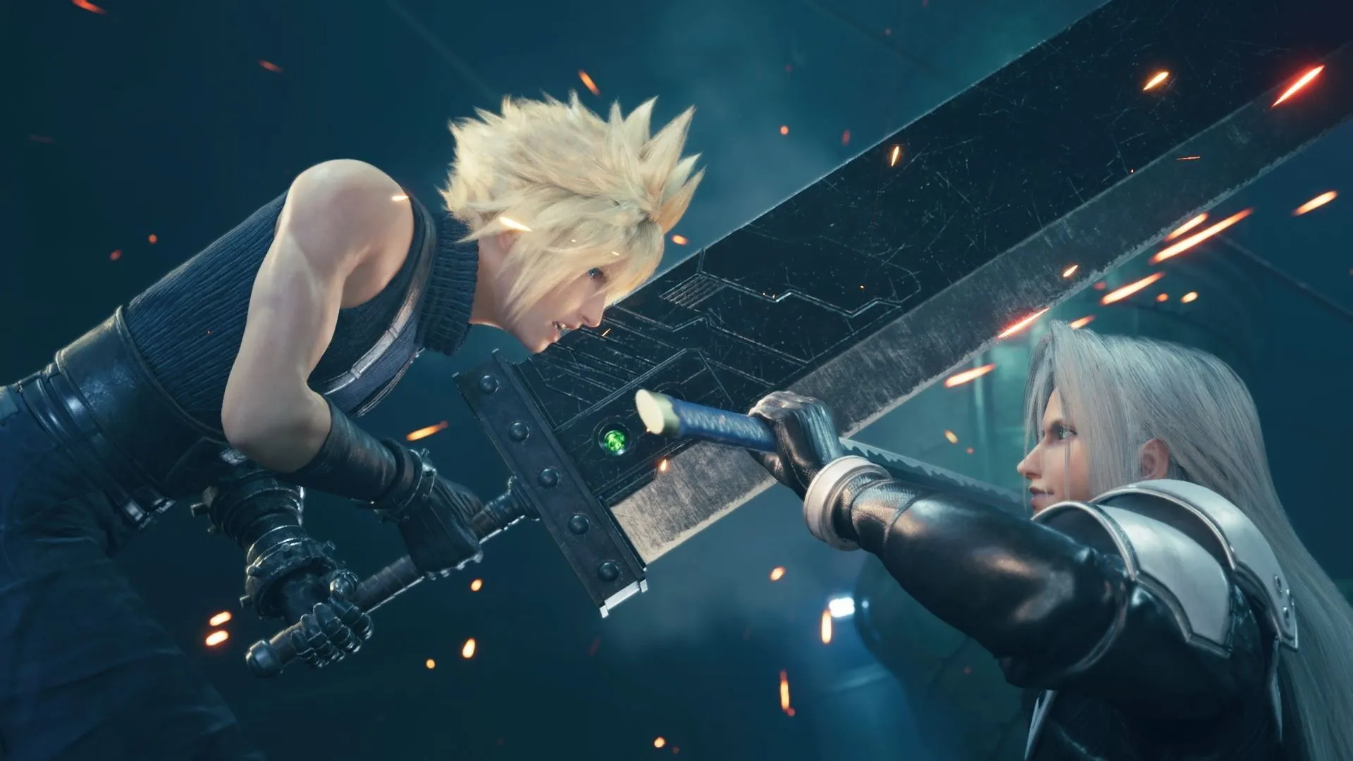 Cảnh chiến đấu từ Final Fantasy VII Remake, game nhập vai của Square Enix.