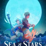 Cảnh chơi game Sea of Stars với đồ họa 16-bit cổ điển tuyệt đẹp, cho thấy môi trường phiêu lưu rộng lớn.