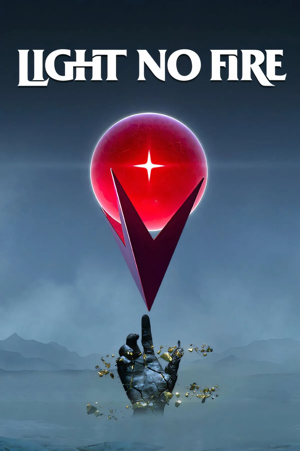 Cảnh quan hùng vĩ và nhân vật fantasy trong game thế giới mở Light No Fire