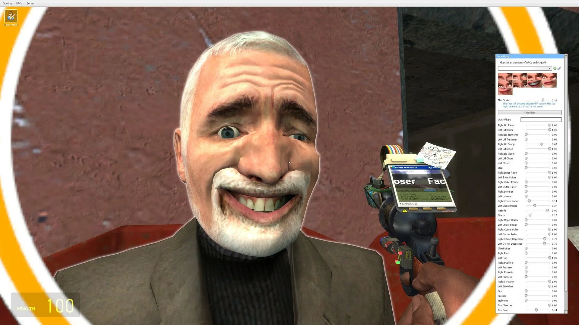 Cảnh sát truy đuổi tội phạm trong một chế độ chơi của Garry's Mod, thể hiện sự đa dạng của các mini-game và kịch bản.