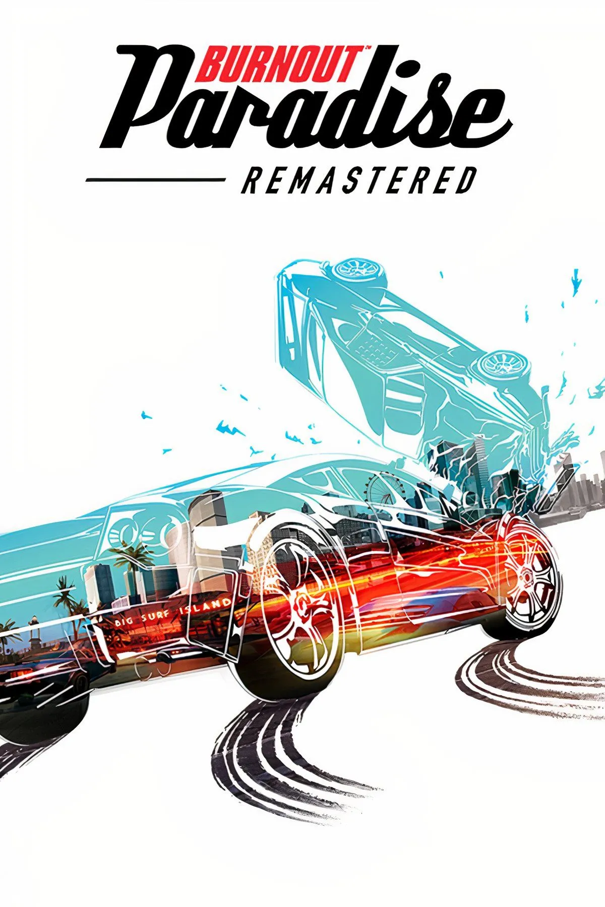 Cảnh tượng va chạm và phá hủy xe đầy kịch tính trong Burnout Paradise Remastered