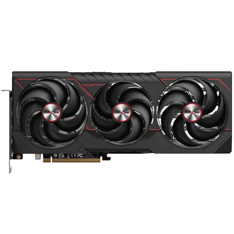 Card đồ họa SAPPHIRE PULSE Radeon RX 9070 XT với tản nhiệt ba quạt