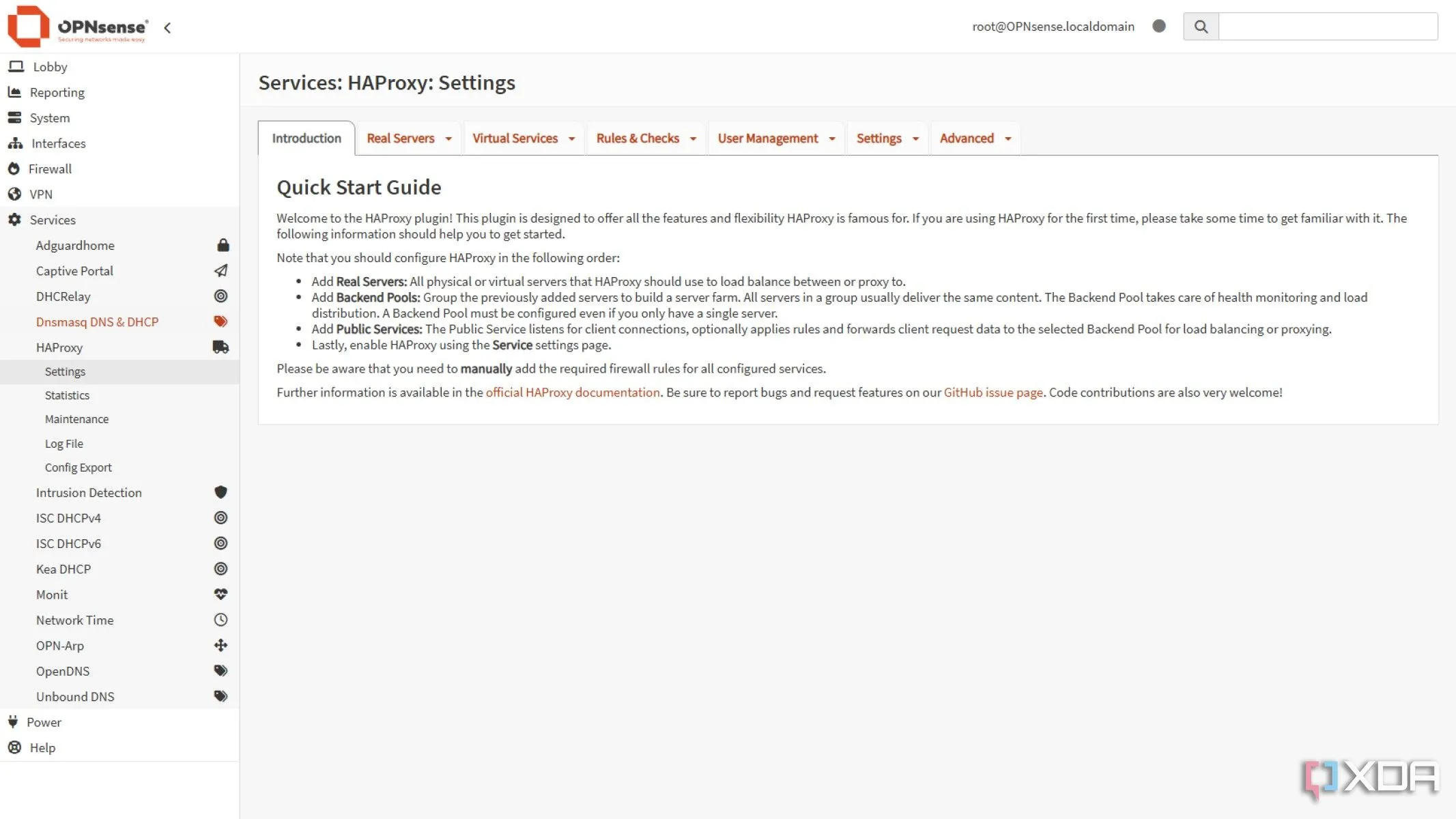 Cấu hình HAProxy trên giao diện OPNsense