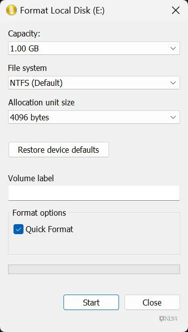 Cửa sổ &quot;Mount New&quot; trong ImDisk Virtual Disk Driver, nơi cấu hình dung lượng và tùy chọn cho ổ đĩa RAM mới.