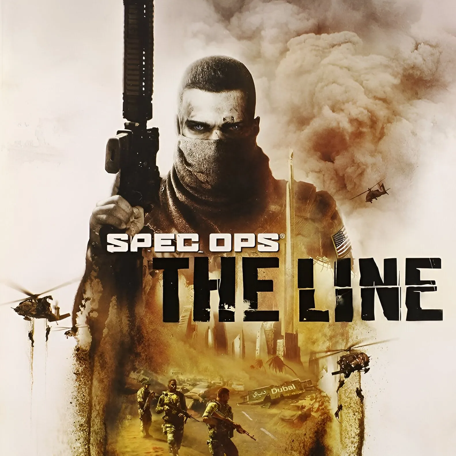 Đại úy Martin Walker trong Spec Ops: The Line với ánh mắt hoảng loạn