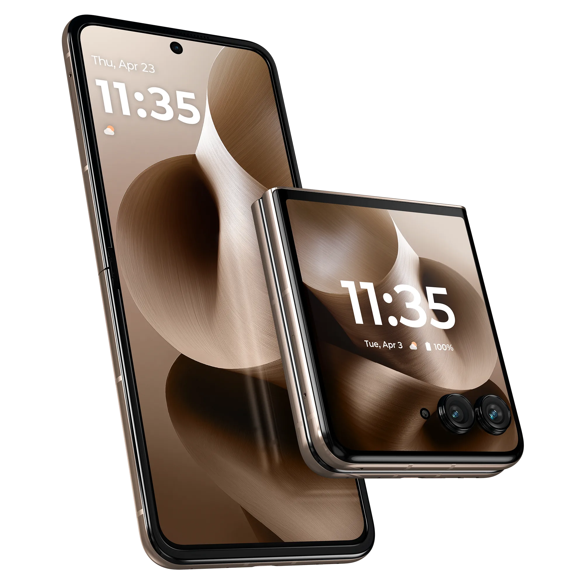 Điện thoại gập Motorola Razr Ultra với thiết kế sang trọng và màn hình ngoài lớn