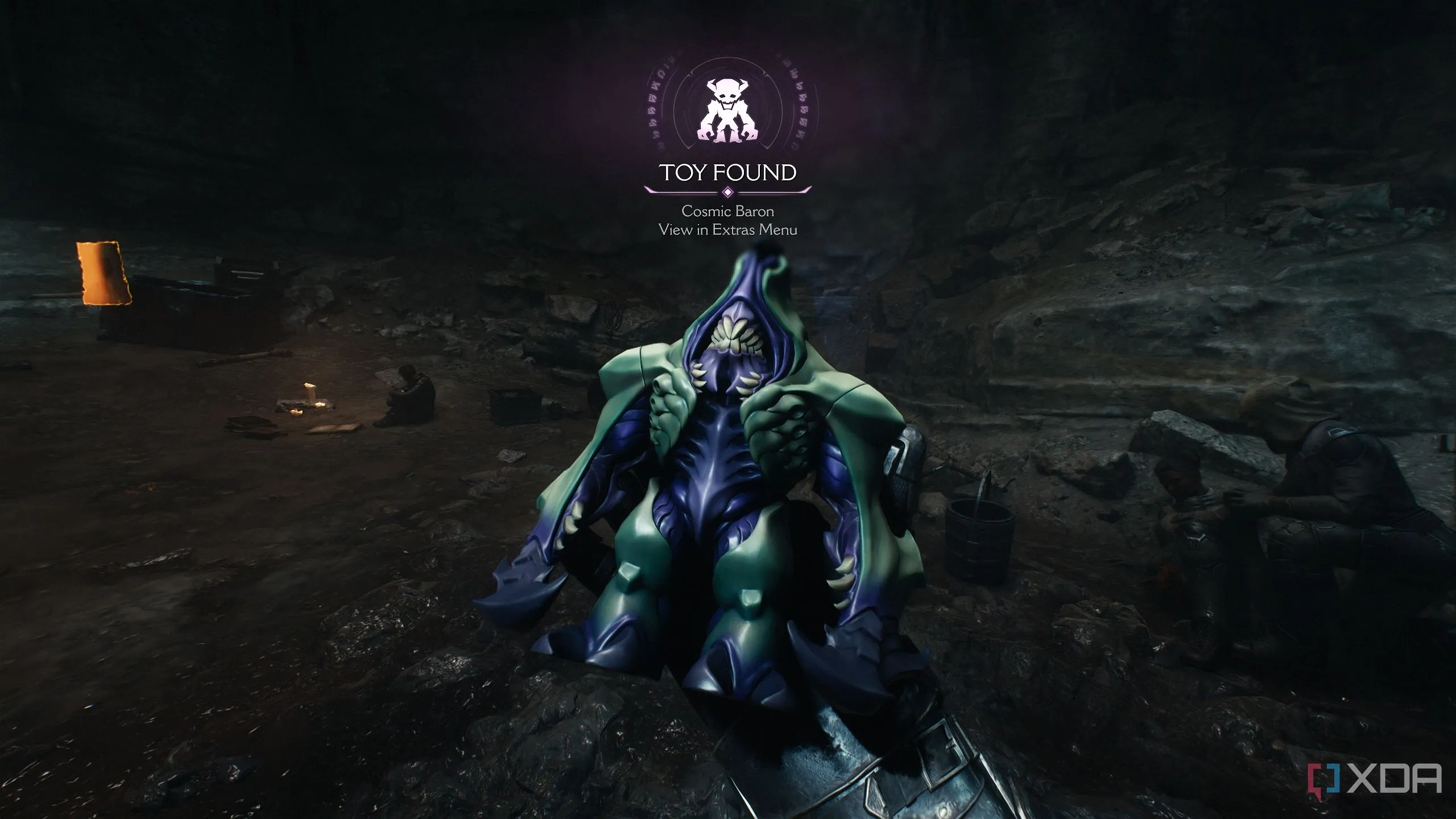 Đồ chơi sưu tầm Cosmic Baron trong Chương 20 Doom The Dark Ages.