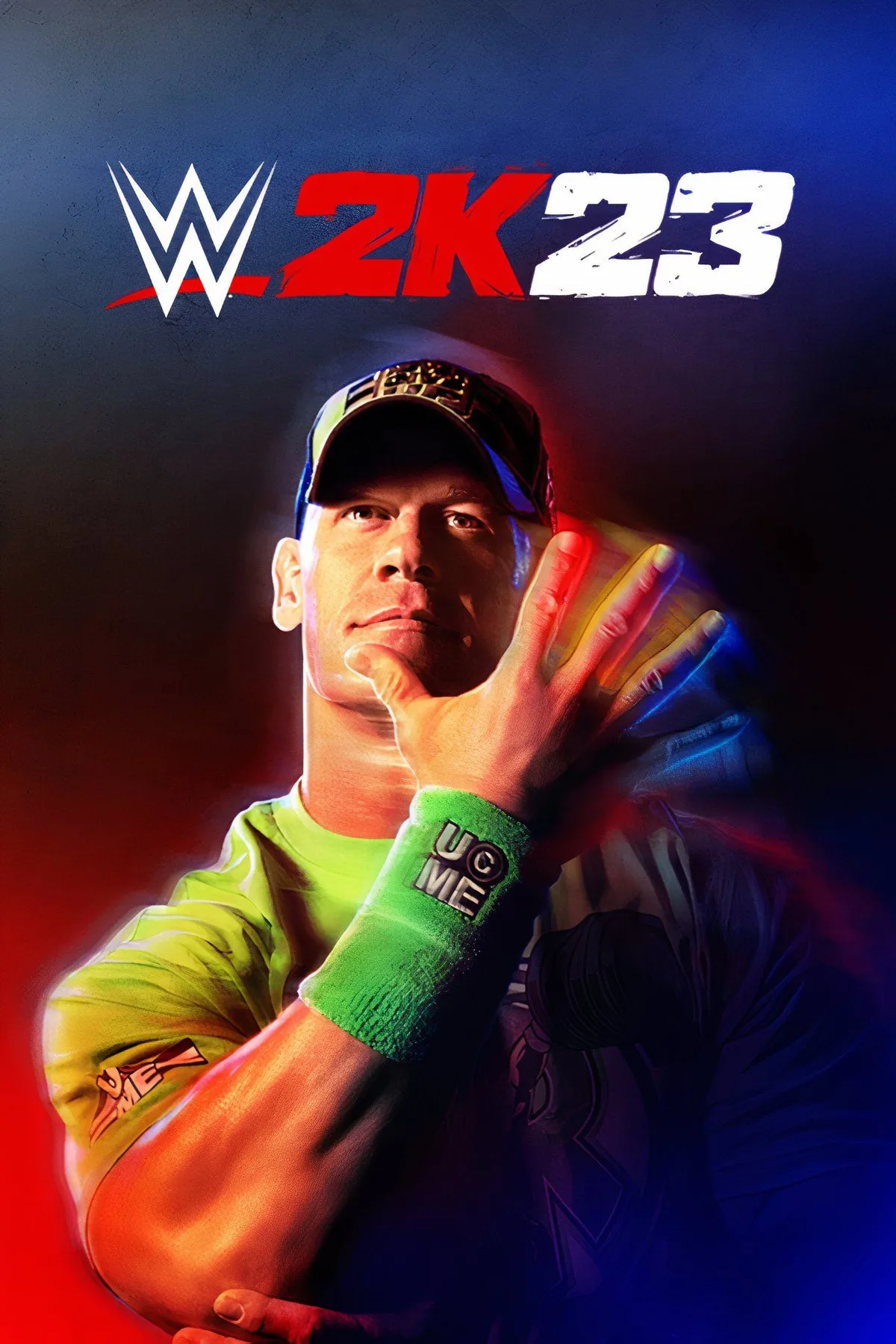 Đô vật John Cena trên võ đài trong game WWE 2K23