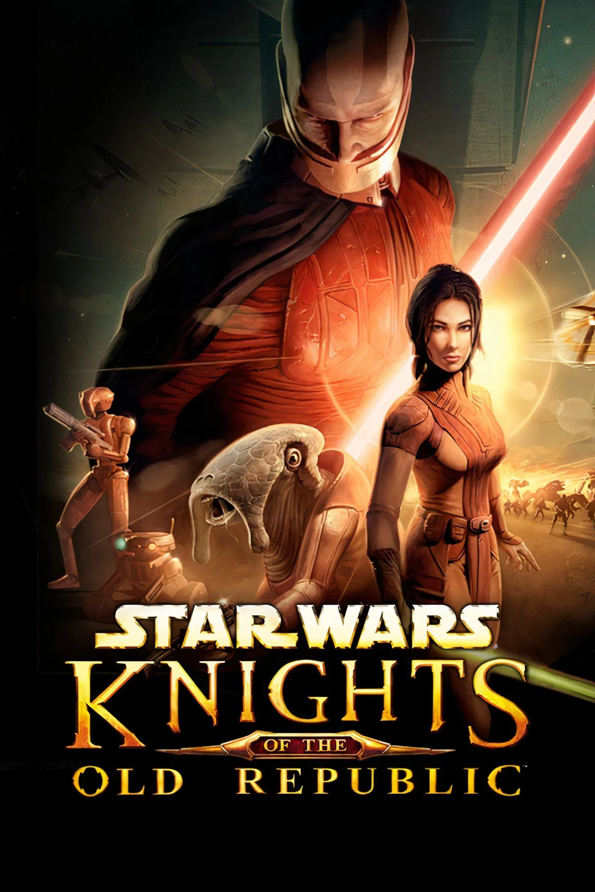 Đội hình nhân vật trong Star Wars: Knights of the Old Republic trên Xbox