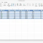 Dữ liệu in 3D được nhập vào các cột có nhãn rõ ràng trong bảng tính Excel