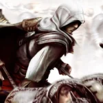 Ezio Auditore trên mái nhà Florence, hình ảnh minh họa cho khả năng tương tác nhân vật lịch sử trong Assassin's Creed