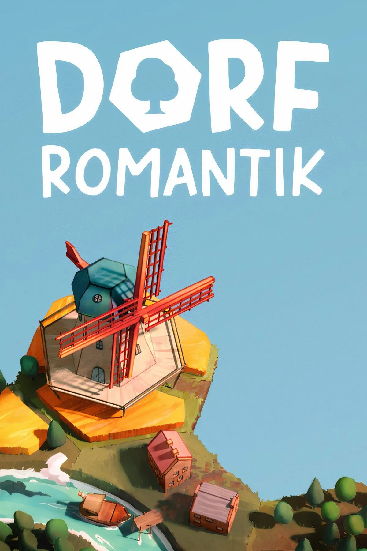 Game Dorfromantik với phong cách xếp gạch thư giãn tạo cảnh quan làng quê thanh bình.