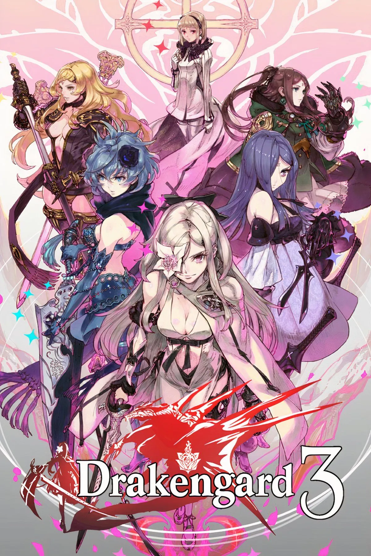 Gameplay của Drakengard 3 với nhân vật Zero đang thực hiện đòn tấn công trong trận chiến.