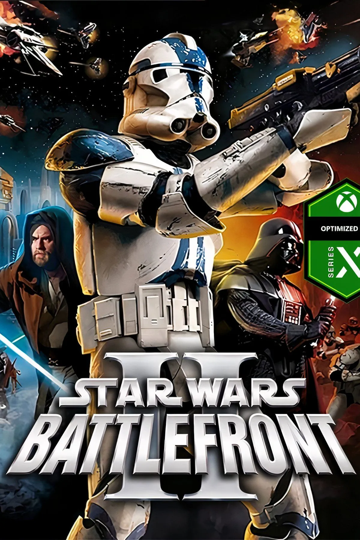 Gameplay của Star Wars Battlefront III trên Xbox 360, một tựa game chiến tranh không gian bị hủy bỏ
