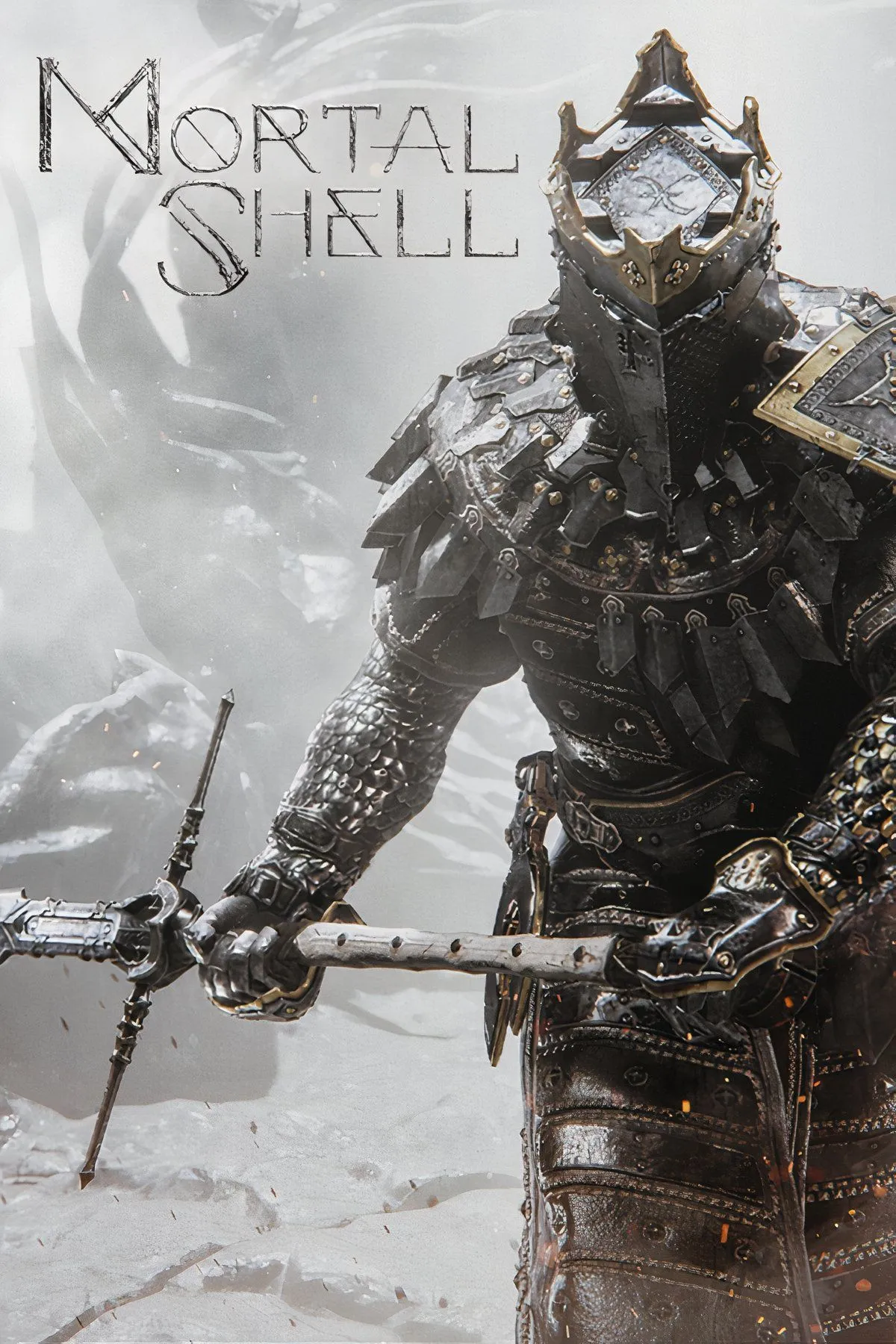 Gameplay Mortal Shell với chiến binh trong trang phục giáp trụ chiến đấu