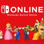 Giao diện chính của Nintendo Switch 2 với logo Nintendo Online và các nhân vật Mario nổi tiếng
