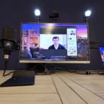 Giao diện cuộc họp Microsoft Teams với tùy chọn thay đổi tên người tham dự