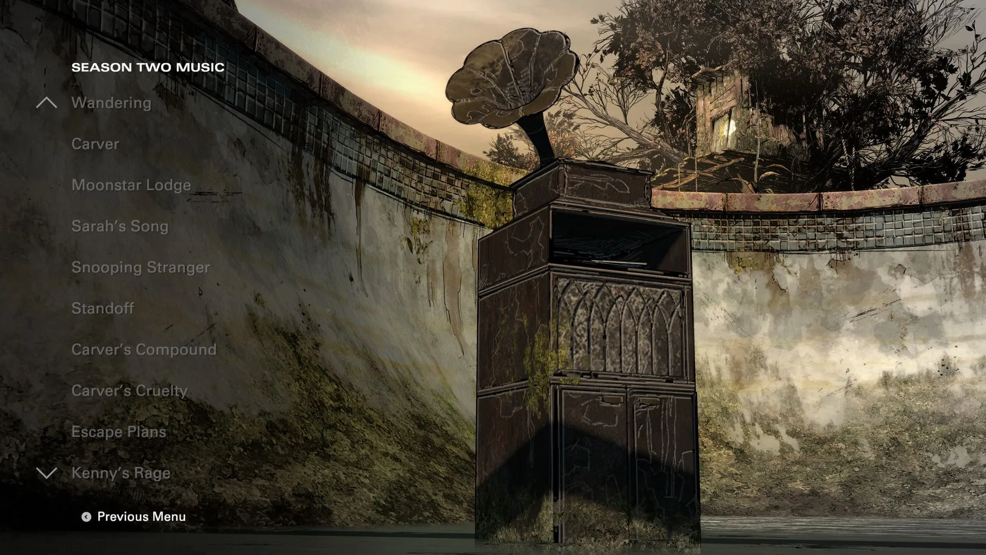Giao diện lựa chọn quyết định trong The Walking Dead Telltale ảnh hưởng cốt truyện
