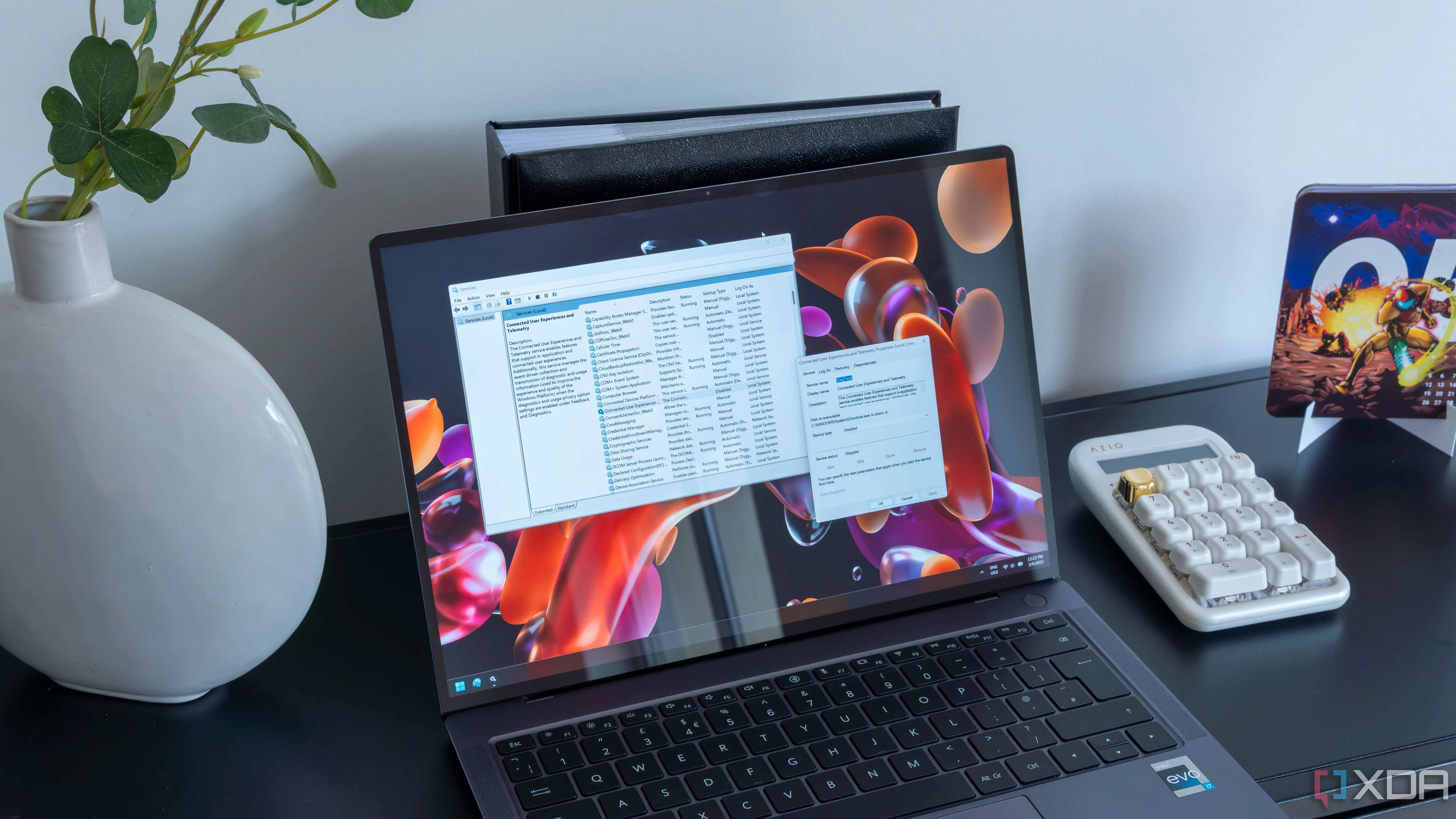 Giao diện quản lý Services trên Windows 11, nơi các mã độc như Lumma có thể thực hiện hoạt động ngầm.