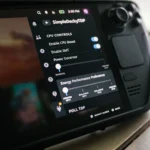 Giao diện SimpleDeckyTDP hiển thị tùy chọn Power Governor giúp điều chỉnh công suất giữa CPU và GPU trên Steam Deck.