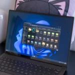 Giao diện tìm kiếm trên laptop Windows 11 minh họa lỗi in ấn phổ biến