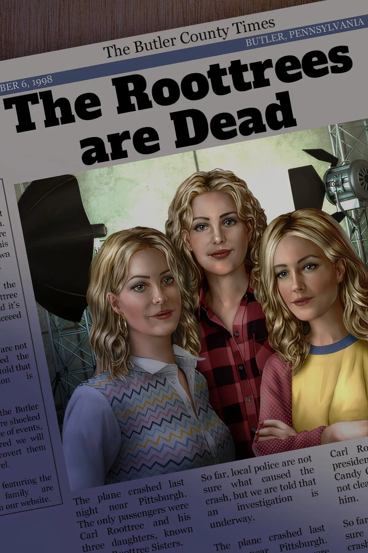 Giao diện tìm kiếm và điều tra trong The Roottrees Are Dead