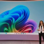 Giao diện tính năng Recall trên Windows 11 hiển thị các ảnh chụp nhanh hoạt động và thanh tìm kiếm