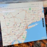 Giao diện ứng dụng Bản đồ (Maps) trên Windows 11 trước khi bị Microsoft ngừng hỗ trợ