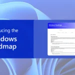 Giao diện website Windows Roadmap của Microsoft hiển thị các tính năng sắp ra mắt của Windows 11