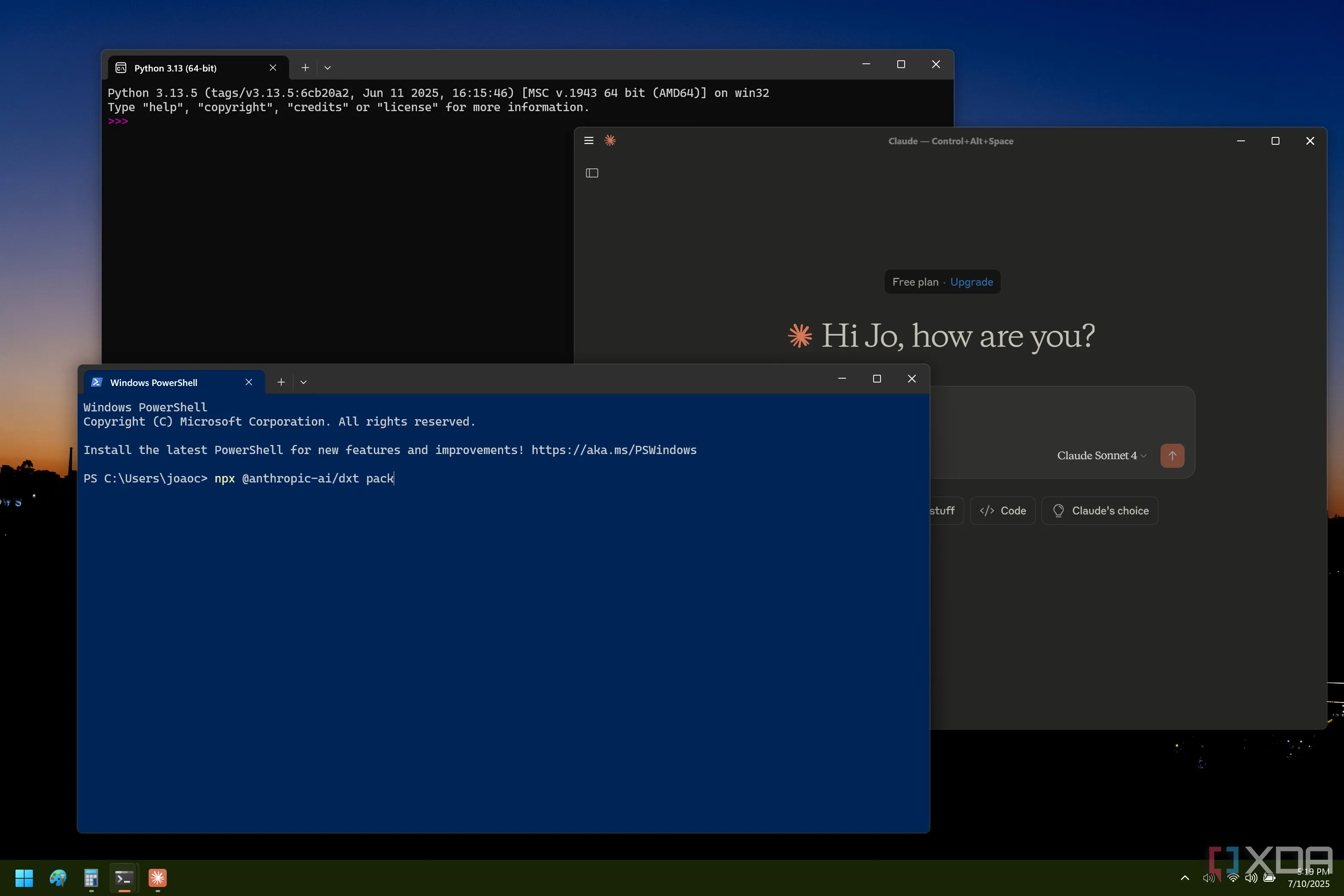 Giao diện Windows 11 hiển thị các cửa sổ hướng dẫn cài đặt và các yêu cầu kỹ thuật cần thiết để thiết lập Windows-MCP