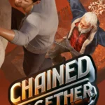 Hai nhân vật trong game Chained Together đang cố gắng vượt qua chướng ngại vật trong một thế giới giả tưởng